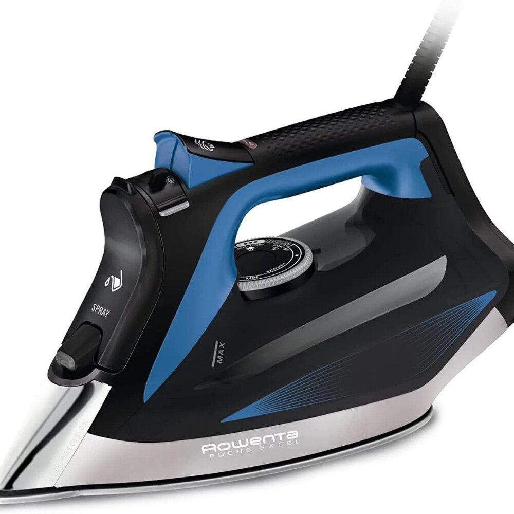 Rowenta DW5360 1750 Watt Focus Xcel Iron with Steam boost, Anti Drip, 400 Hole S